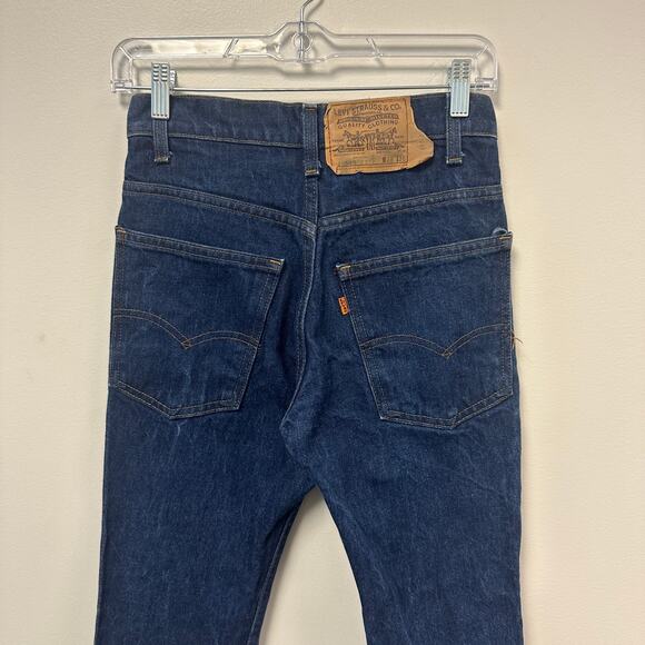 Vintage 1970s Levi’s Orange Tab High Rise Straight Leg Jean Retro Cowgirl Hippie - Picture 5 of 10